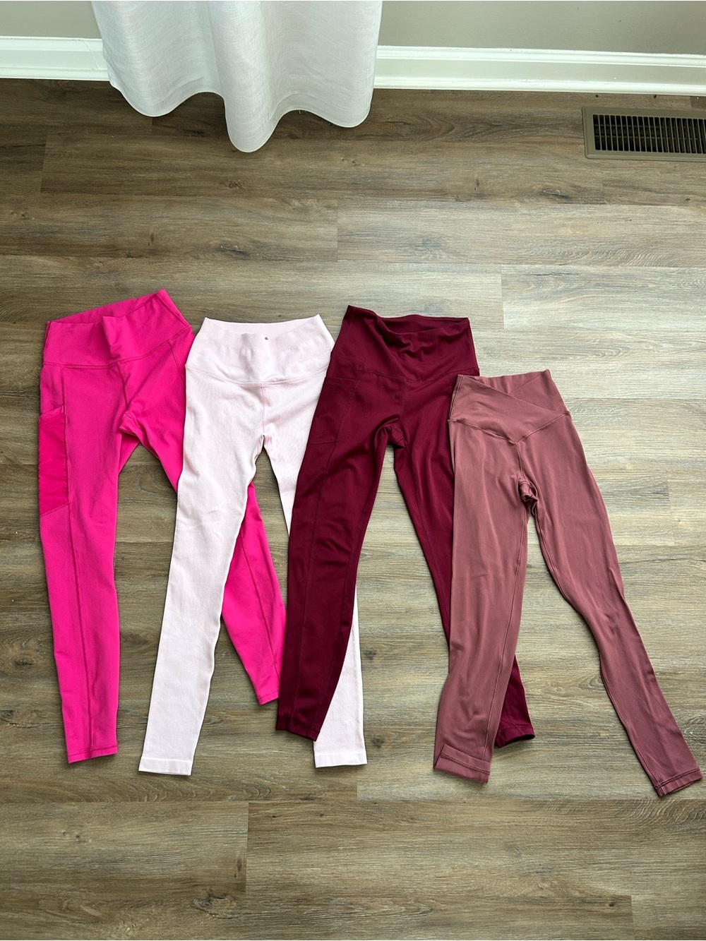 Bundle Leggings Pack - Fuchsia, Blush, Burgundy - Picture 3 of 7